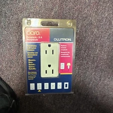 Lutron Claro - CAR-15H-AL-15A Receptacle Almond