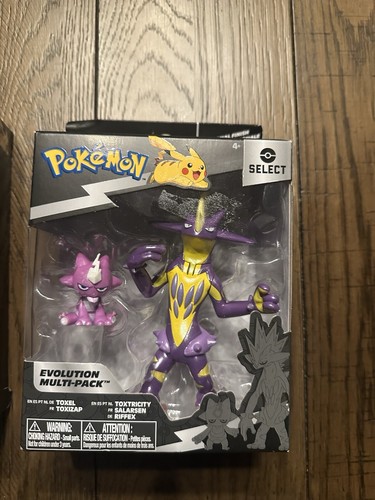 Lot Of 2-Pokemon Select Evolution Multi-Pack Action Figures-Rowlet/Toxel/Dartrix - Picture 3 of 8