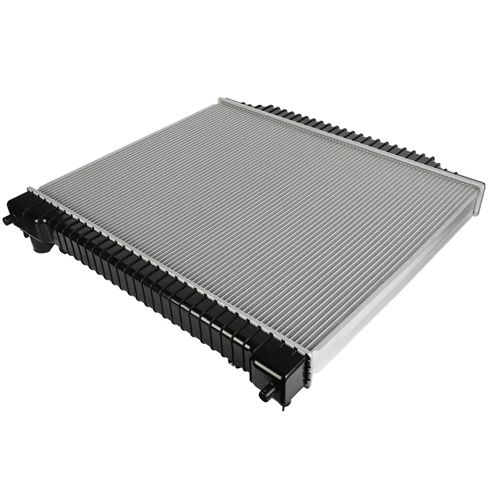 For 1997-1998 Ford E-350 Econoline 5.4L Silver Downflow Aluminum Radiator CU1995 Foto 4 de 4