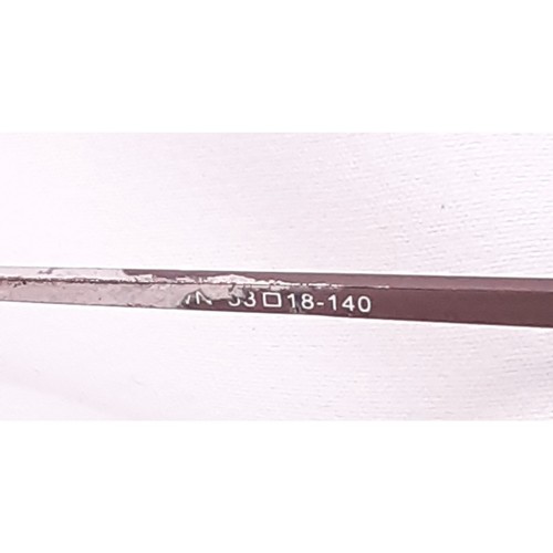 Eyeglasses Bronze Tone Art Deco Style Metal Frame Oval Prescription Lens - Picture 6 of 8