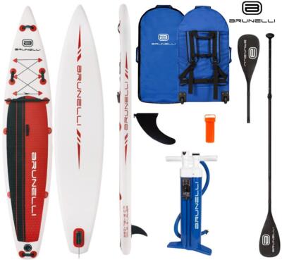 BRUNELLI 12.6 Premium SUP Touring iSUP Double Layer Surf-Board 381cm