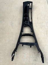 2008 BMW 135I E88 CENTER CONSOLE BASE PANEL TRIM W/ CUP HOLDER - BLACK OEM