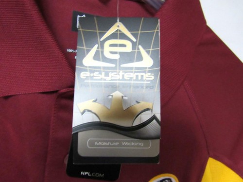 Washington Redskins Herren Medium bestickt Performance Poloshirt A1 1073 - Bild 6 von 7