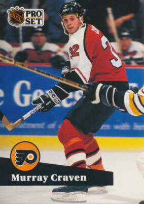 1991-92 Pro Set French #175 MURRAY CRAVEN - Philadelphia Flyers