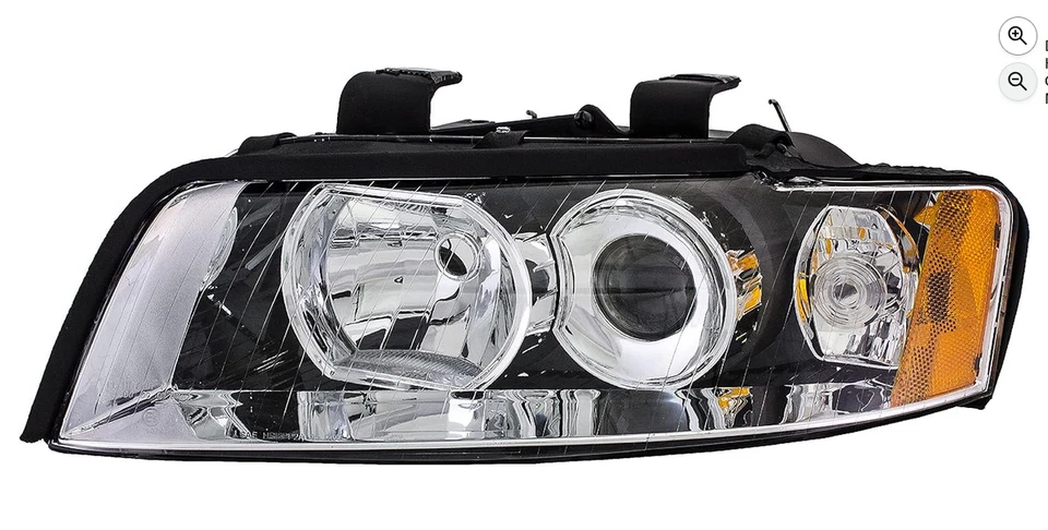 Conjunto de faros laterales del conductor compatible con modelos seleccionados de Audi Foto 2 de 4