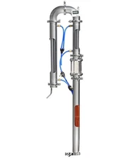 New Tubular distillation tower with sight glass copper mesh 1.5'' 2'' domestic 