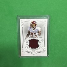 2014 Panini National Treasures Materials Silver 75/99 DeAngelo Hall #M-DH