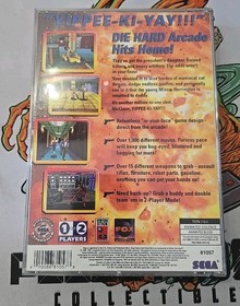 Die Hard Arcade (Sega Saturn, 1997) Complete W. Reg Card