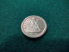 1841 Seated Liberty Dime In BU Condition Beautiful Silver Coin See Pics