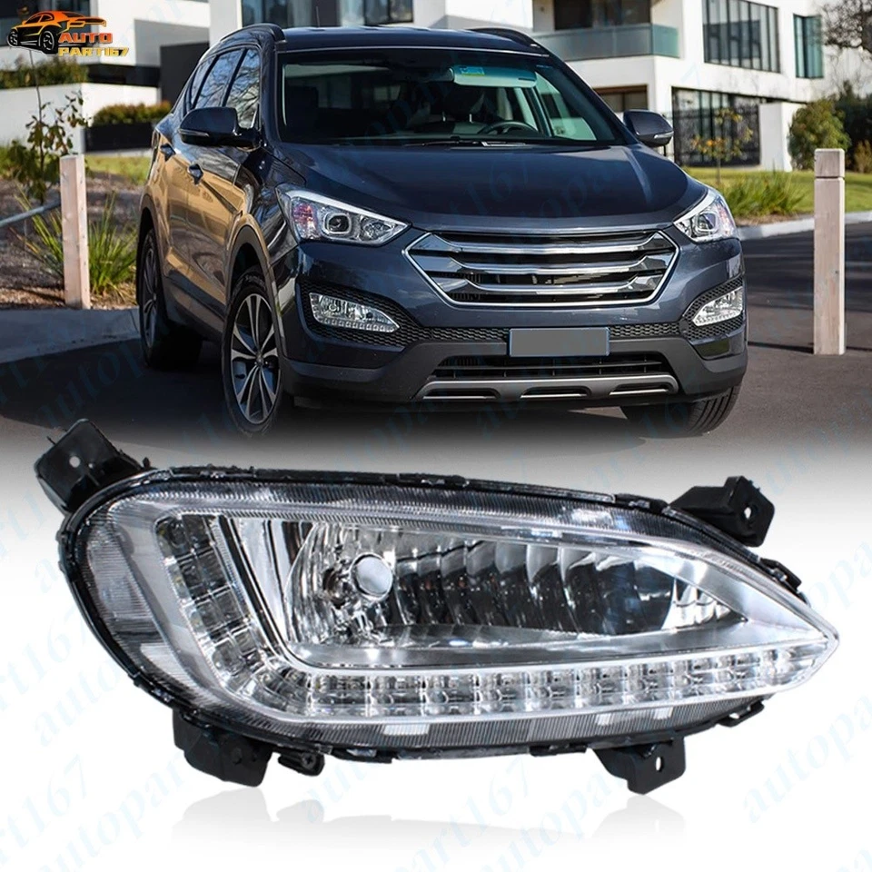 Right For Hyundai Santa Fe i45 2013-2018 Brand New LED Bumper Fog Light Lamp UK - Image 3 of 4