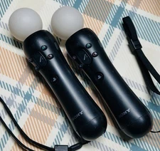 Sony Playstation Motion Controller 2 Pack CECH-ZCM1U PS3 PS4 PSVR VR Set Tested!