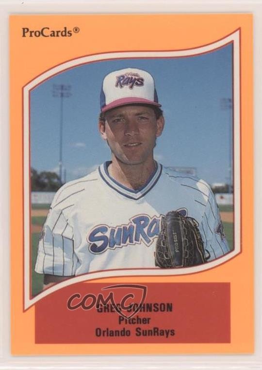 Greg Johnson #42 1990 ProCards A & AA Baseball