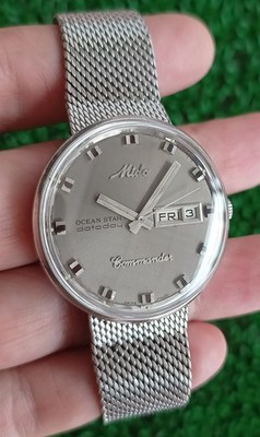 RARE MIDO OCEAN STAR AQUADURA 8429 AUTOMATIC 25 JEWEL SWISS MADE GENT WATCH