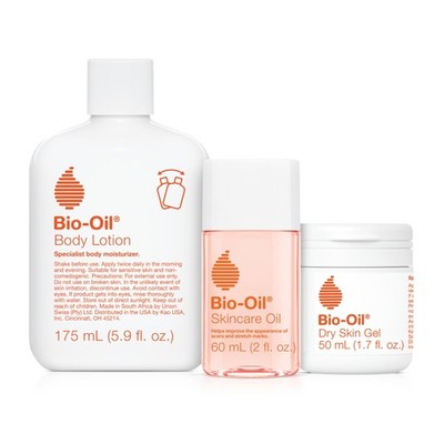Bio Oil Skincare Set 3 Pc Travel Size Kit Scars Stretch Marks Dry Skin