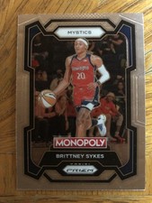 2024 panini Monopoly prizm Brittney Sykes #38 Washington Mystics