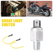 Hydraulic Rear Stop Brake Light Switch For 2004-2014 FXST, FLST, 2004-2014 XL