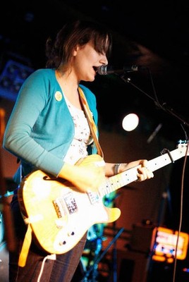 Sky Larkin Katie Harkin Performing On Stage At The Fuzz Club Old Music Photo