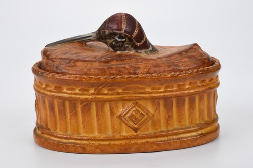 Antique French Pillivuyt Trompe L'oeil Game Pate Casserole Terrine Woodcock - Picture 4 of 7