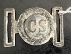 Civil War Era Style Of Confederate Two Piece Sword Belt Buckle Reproduction