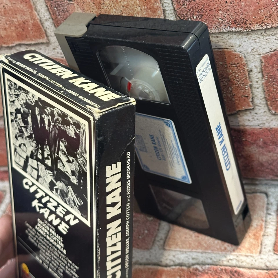 Citizen Kane VHS Used Orson Welles Classic Black & White Nostalgia Merchant Foto 3 de 3