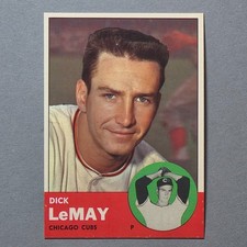 1963 Topps #459 Dick LeMay - Cubs - High Grade MINT - High Number