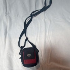 Lowepro Compact Camera Case Pouch Nylon Black Red with Strap