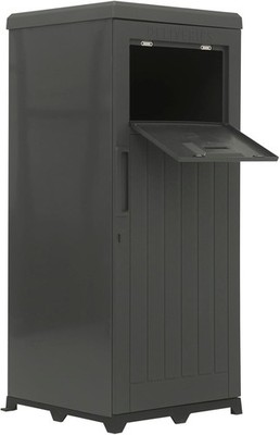 Large Outdoor Package Delivery Box, Waterproof Parcel Drop Box with Lock
