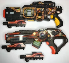 WowWee Light Strike Laser Tag Assault Guns w/ Attachments WWXR & 143 series Work