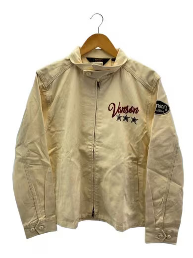 VANSON/Jacket/M/Polyester/IVO/Solid - image 1