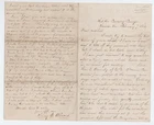CIVIL WAR LETTER - 2nd MA Cavalry - Deserter Executed - Historic Content !!!