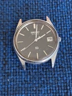 Vintage 1981 Seiko 8222-8020 Quartz Watch - Black Dial - Repair or Parts