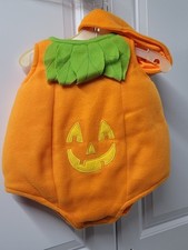 Dress Up America Halloween Costume Size: 0-6 months Pumpkin Two Piece Cutest