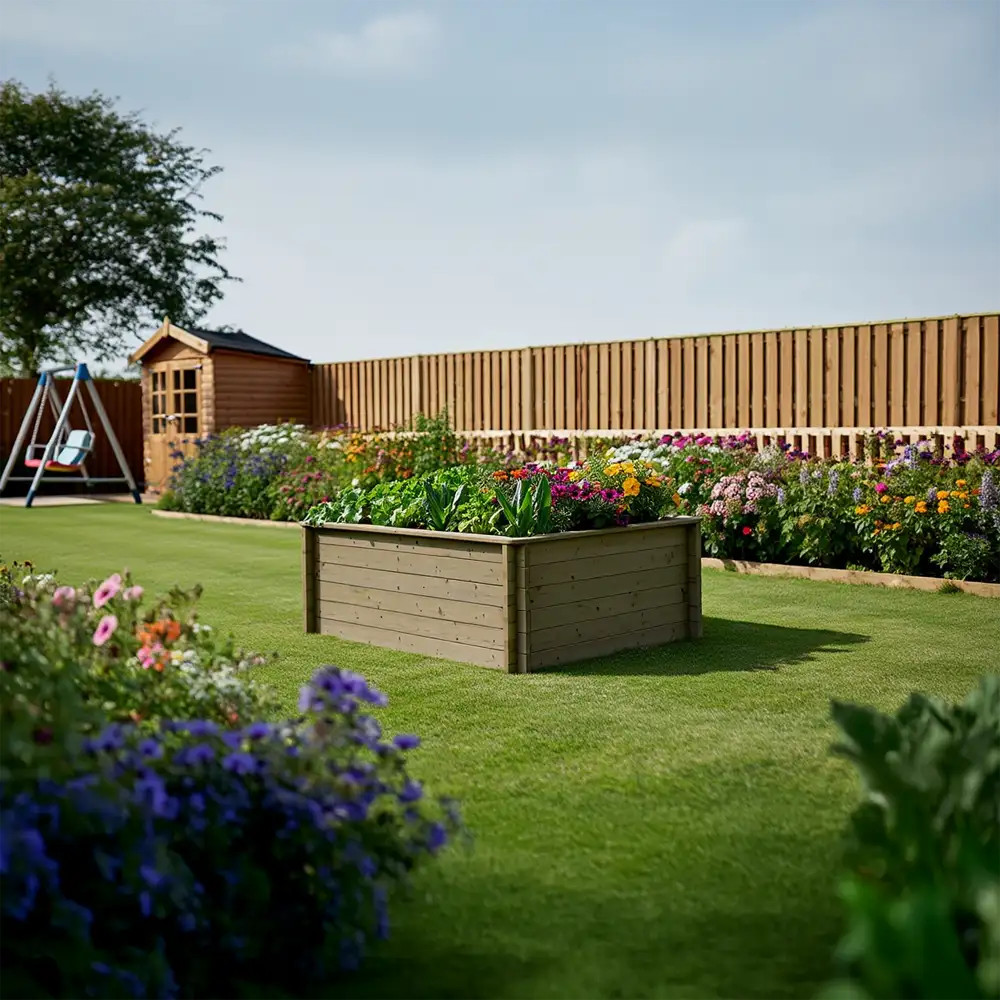 Raised Garden Bed - 2m x 1.5m - 831mm Height - 44mm Thick Wall