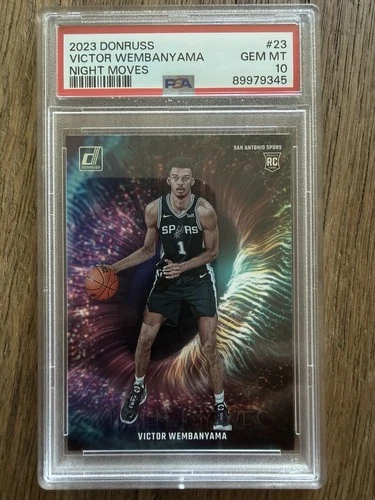 2023 Panini Night Moves Victor Wembanyama Case Hit SSP PSA 10 Rookie Card PSA 10