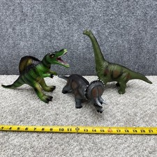 Toy Dinosaur figures huge lot x3 soft rubber squishy