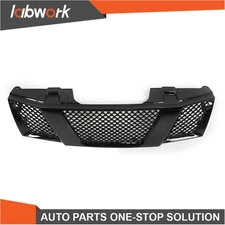 Labwork Front Grill For Nissan Navara Frontier D40 2005-2008 Mesh Gloss Black