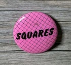 Vtg The Squares Joe Satriani Power Pop Band Pin 1970s/80s Very Rare Berkley S.F. — photo 1