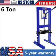 Heavy-duty Hydraulic Shop Press Floor Shop Equipment 6 Ton Jack Stand H Frame
