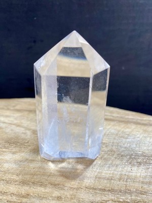Crystal Blue Needle Clear Quartz Tower stunning unique Collect Heal Cleanse 114g