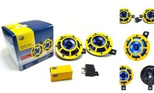 H31000001 Sharptone 12V High Tone / Low Tone Twin Horn Kit with Yellow