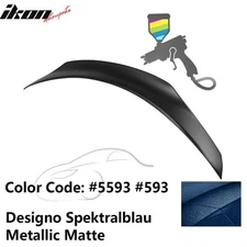 Fits 15-21 Benz W205 C-Class 4Dr Sedan PSM Style Trunk Spoiler ABS Painted #5593