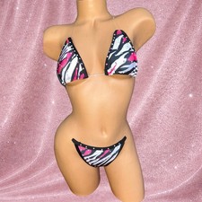 Exotic Dancewear Rave Wear Stripper Clothes Two Piece