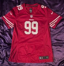 San Francisco 49ers, Aldon Smith #99 Jersey, Kids Youth Size Large Red