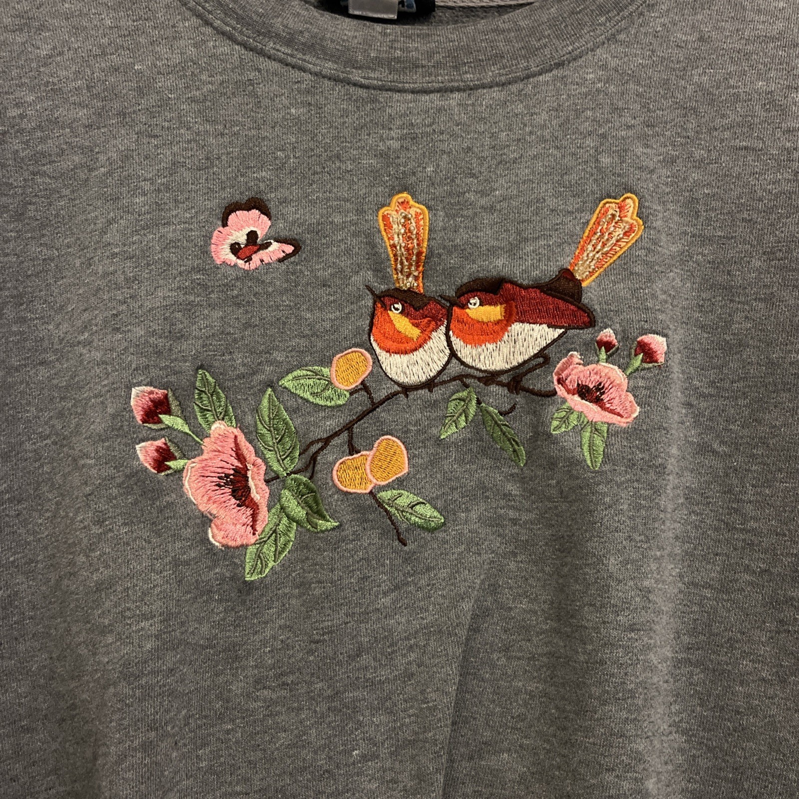 Spring bird Basic Editions Womens 3x easter Sweat… - image 2