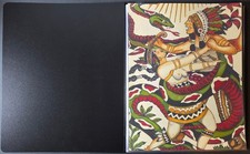 24 Sheets Lee Roy Minugh Traditional Vintage Style Tattoo Flash Portfolio Book