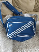 adidas Originals Messenger Bag Unisex Blue/White, Multi-Compartment