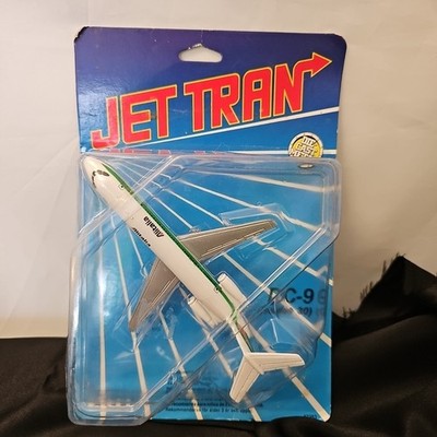 VINTAGE JET TRAN ALITALIA DC-9 MODEL PLANE, 1988, NEW IN PACKAGE