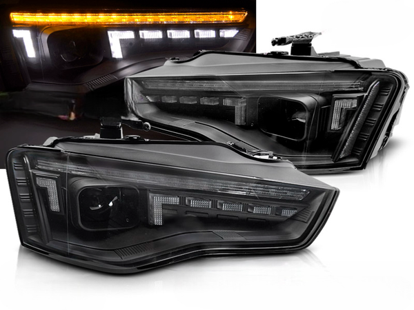 Scheinwerfer Paar Audi A5 B8 Ab 2011 Bis 2016 DRL Led Dyn Schwarz-42034252-image