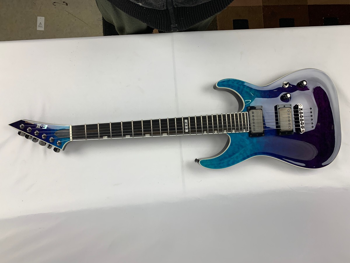 ギター ESP E-II HORIZON blue-purple gradation ESP E-II Horizon NT-II Electric Guitar w/Quilted Maple Top