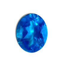 .82ct Neon Blue Apatite Oval AAA Loose Gemstone